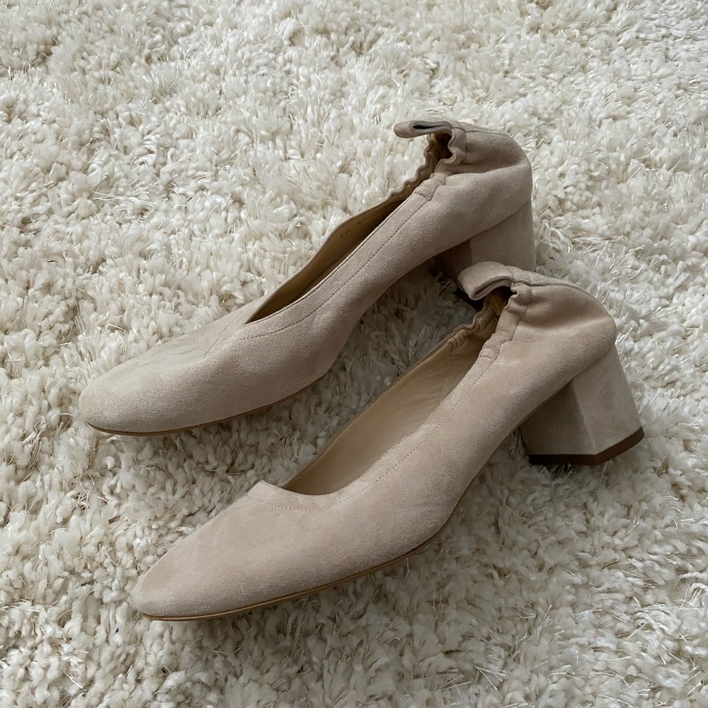 Everlane Natural Suede The Day Heel price flexible